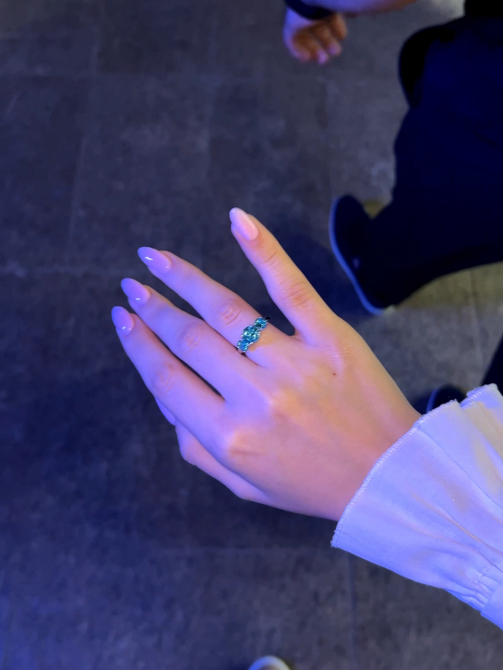 Mavi Taşlı Yüzük