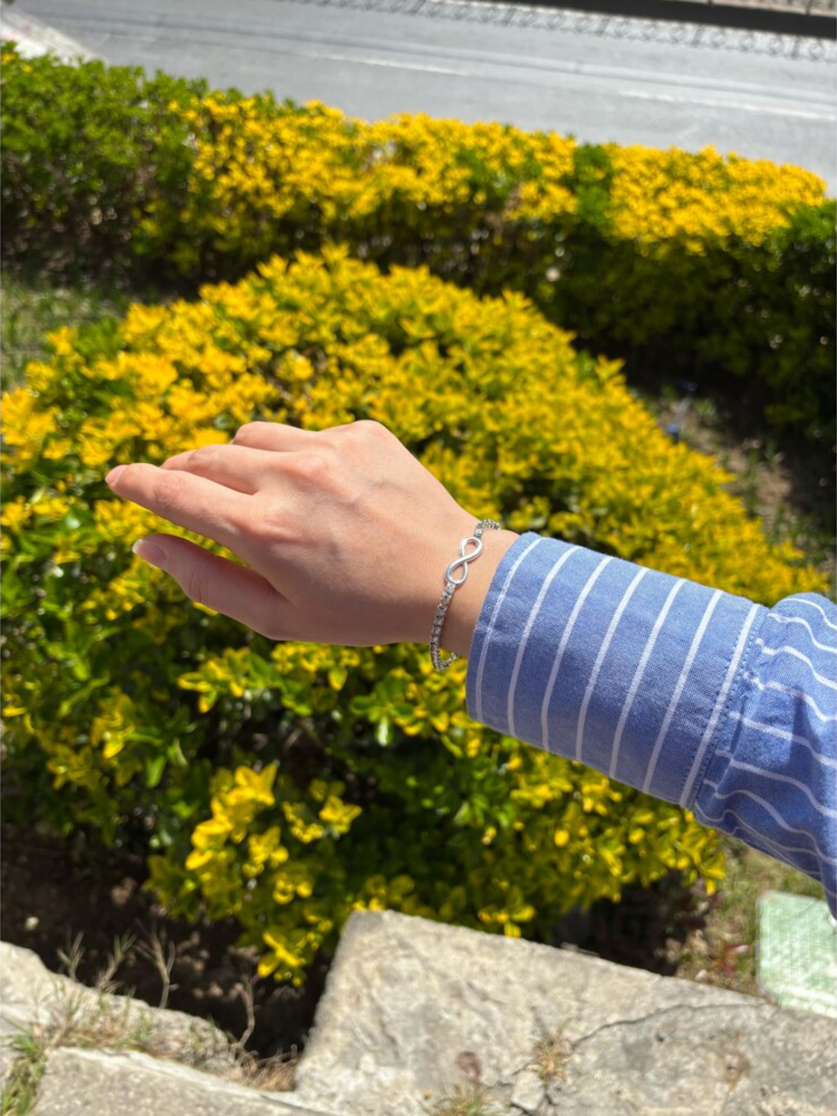 Sonsuzluk Su Yolu Bileklik (Işıklı Kutu ile)