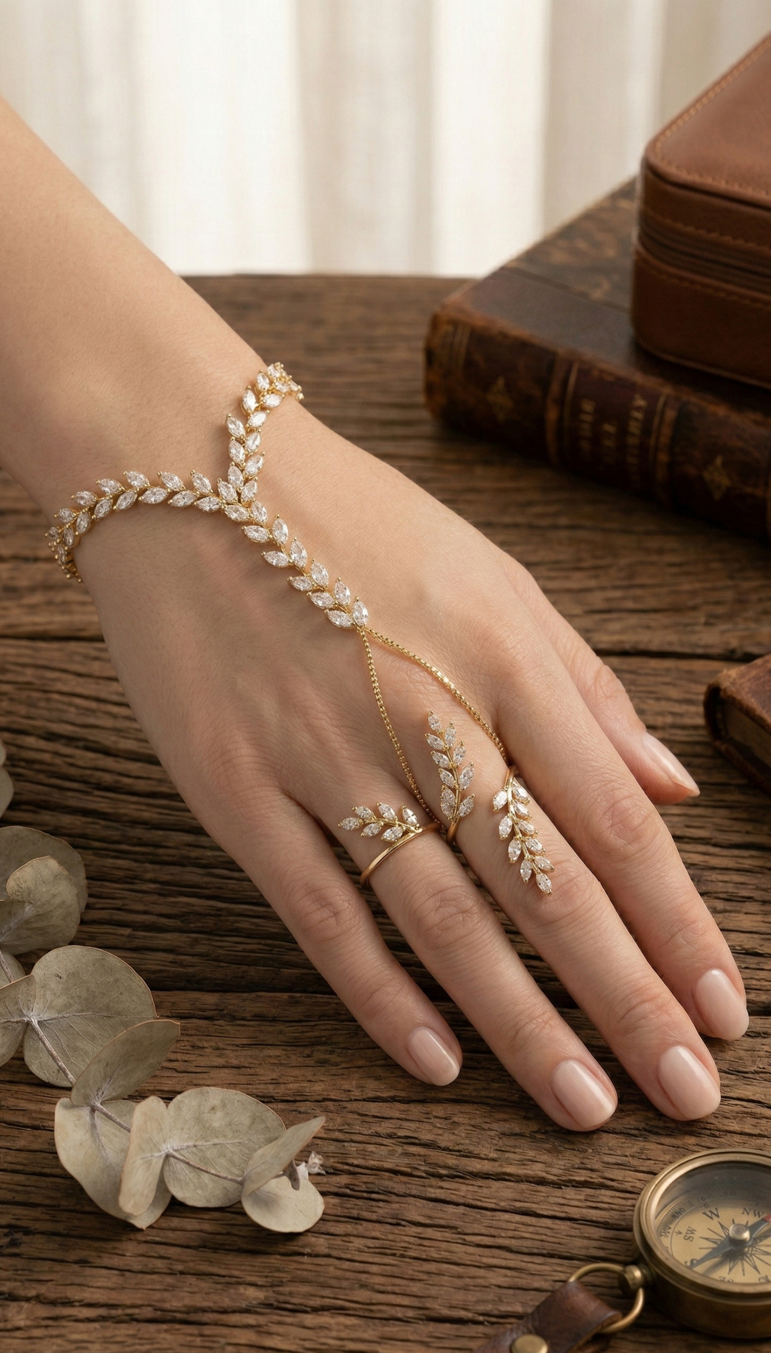 Sarmaşık Taşlı Şahmeran Bileklik