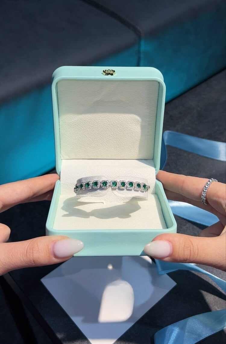 Lacivert Safir Taşlı Bileklik