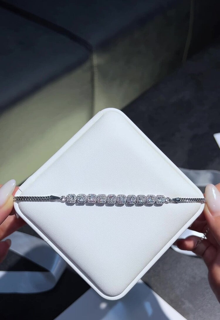 Lacivert Safir Taşlı Bileklik