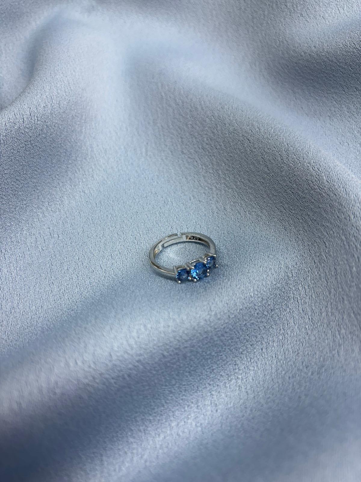 Mavi Taşlı Yüzük