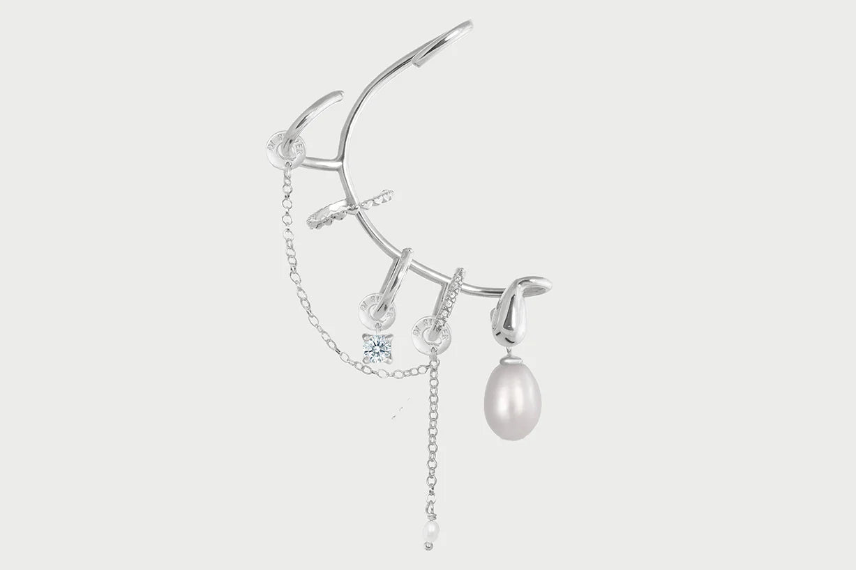 Altın Işıltı Çoklu Halka Küpe Seti (Ayarlanabilir)